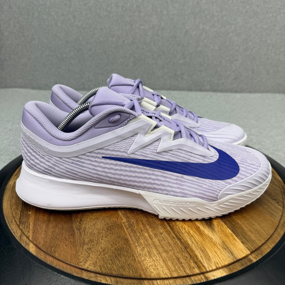 Nike Court Zoom Vapor 3 Women's 12 Tennis Shoes Clay Amethyst Tint Deep Night
